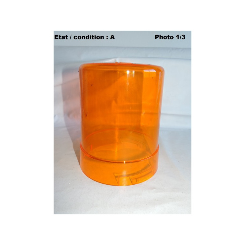 Cabochon feu gyrophare orange Optilux HELLA 9EL856417-021