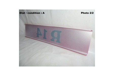 Plaque décorative arrière rouge "R14"