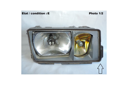 Right headlight H4 + H3 HELLA 1EJ004440-631