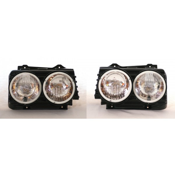 Pair of headlights H1 + H2 MORETTE 8454000