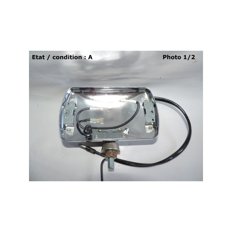 Chromed housing for spotlight or foglight headlight "Iode 35" CIBIE