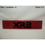 Red decorative plate "R14"