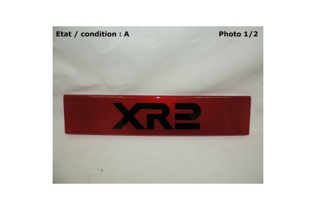 Red decorative plate "R14"